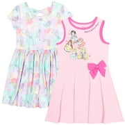 Disney Princess Rapunzel Snow White Cinderella Little Girls 2 Pack Dresses Infant to Big Kid
